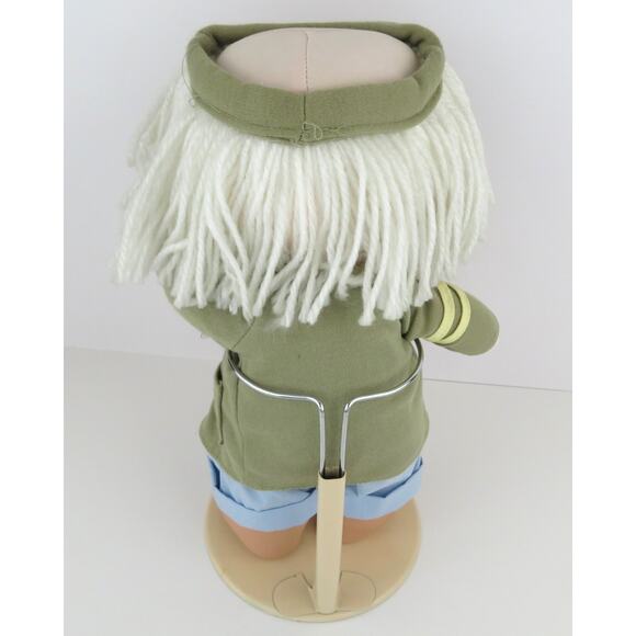 1984 Bumpkin Bunkies Gramps Plush Doll by Fabrizio w/ Stand George Good 12" - Picture 4 of 12